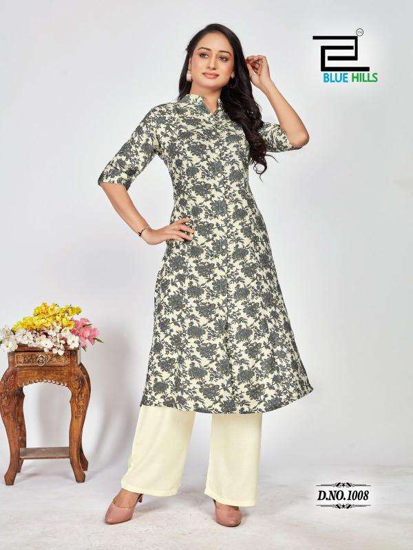 BLUE HILLS PRESENTS MEHER FULLSTITCH RAYON PRINTED PLUS SIZE PRINCESS CUT KURTIS CATALOG WHOLESALER AND EXPORTER 