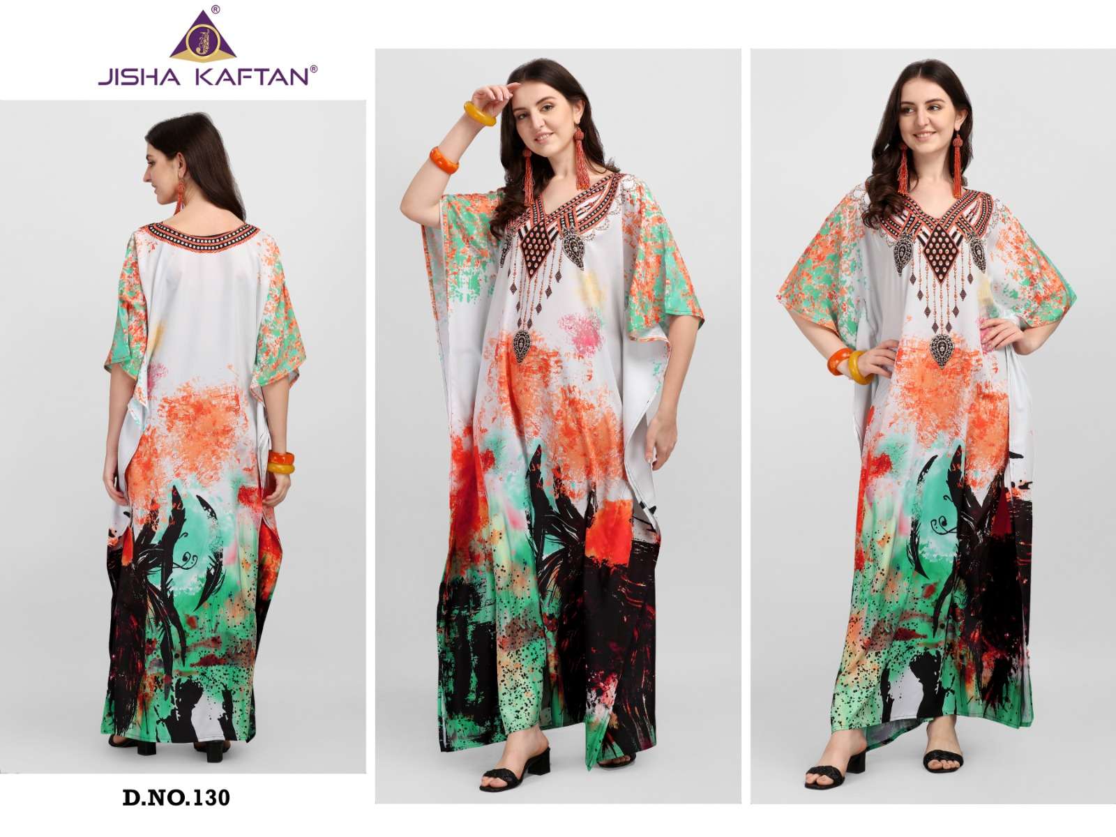 JISHA KAFTAN BY JELITE PRESENTS AFREEN VOLUME-4 FANCY KAFTAN CATALOG WHOLESALER AND EXPORTER 