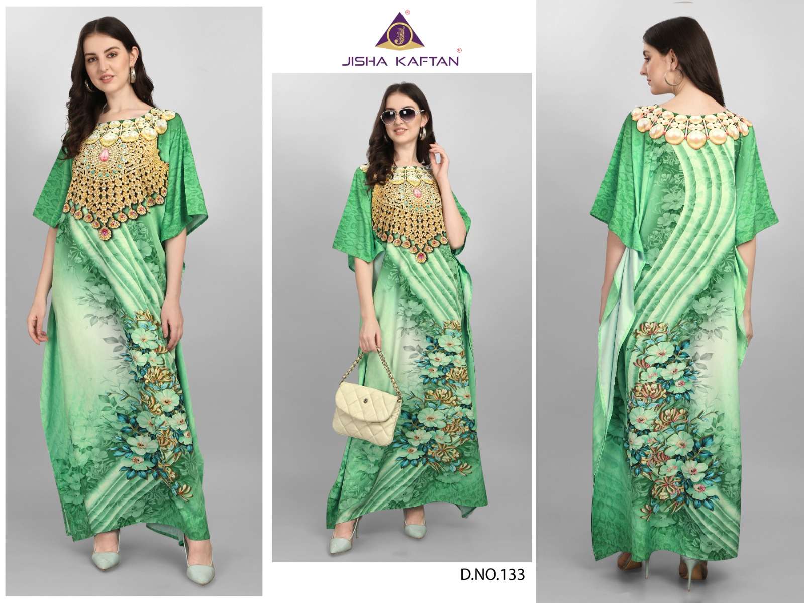 JISHA KAFTAN BY JELITE PRESENTS AFREEN VOLUME-5 FANCY KAFTAN CATALOG WHOLESALER AND EXPORTER 