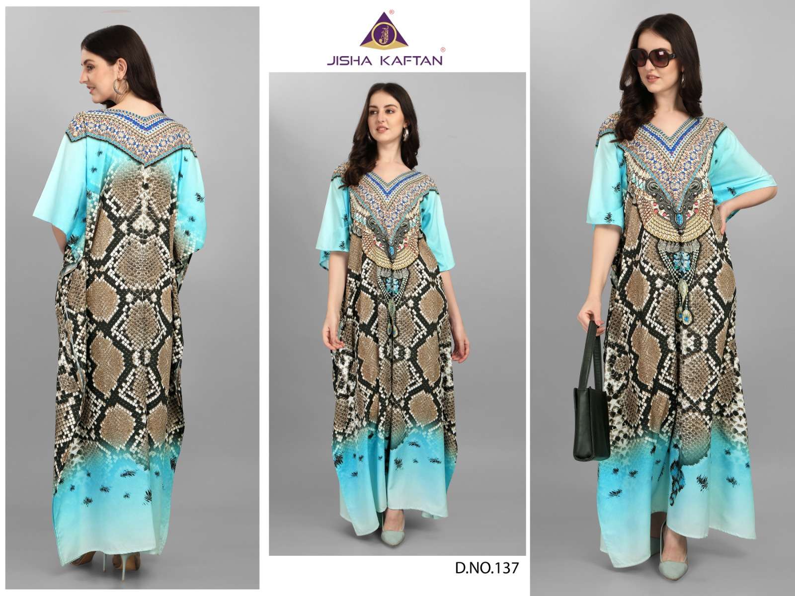 JISHA KAFTAN BY JELITE PRESENTS AFREEN VOLUME-5 FANCY KAFTAN CATALOG WHOLESALER AND EXPORTER 