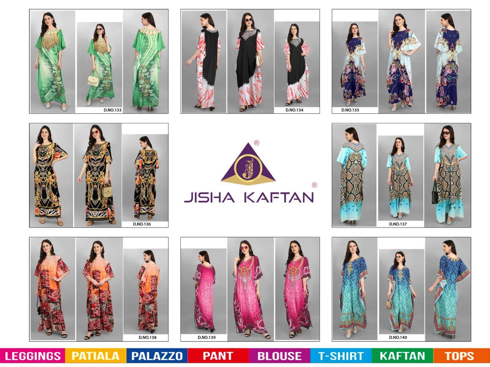 JISHA KAFTAN BY JELITE PRESENTS AFREEN VOLUME-5 FANCY KAFTAN CATALOG WHOLESALER AND EXPORTER 