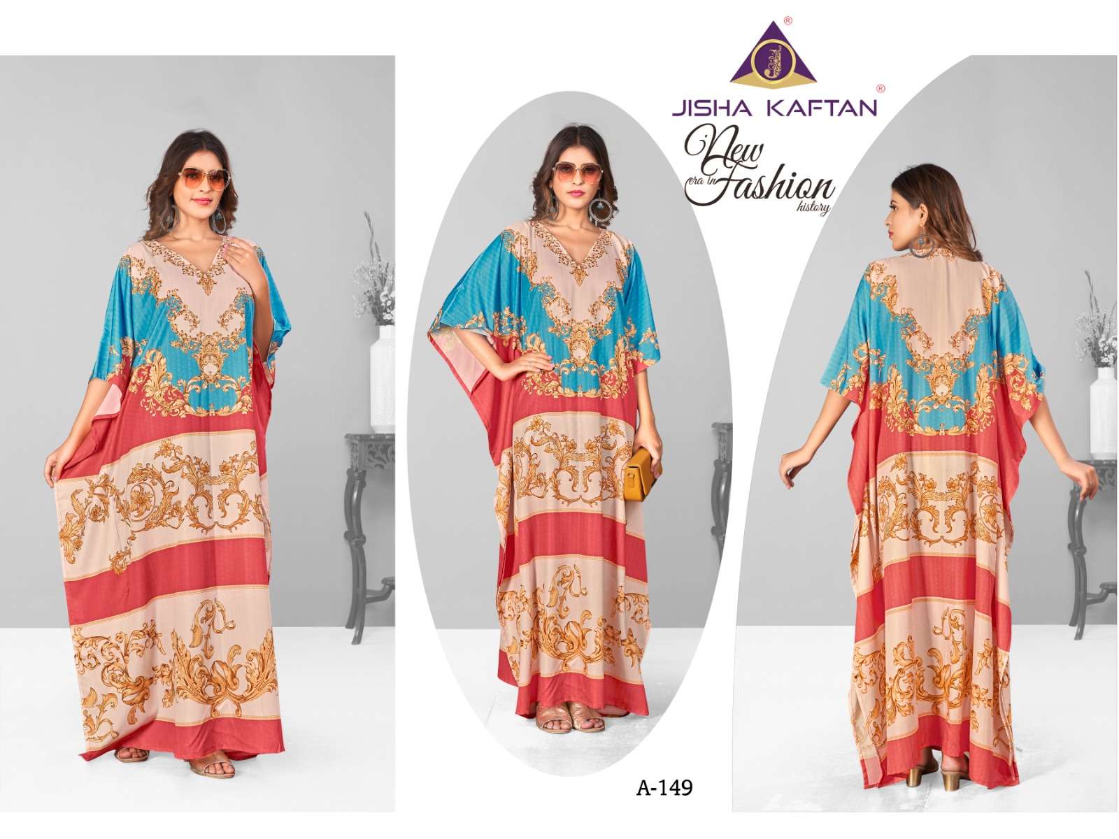 JISHA KAFTAN BY JELITE PRESENTS AFREEN VOLUME-7 FANCY KAFTAN CATALOG WHOLESALER AND EXPORTER 
