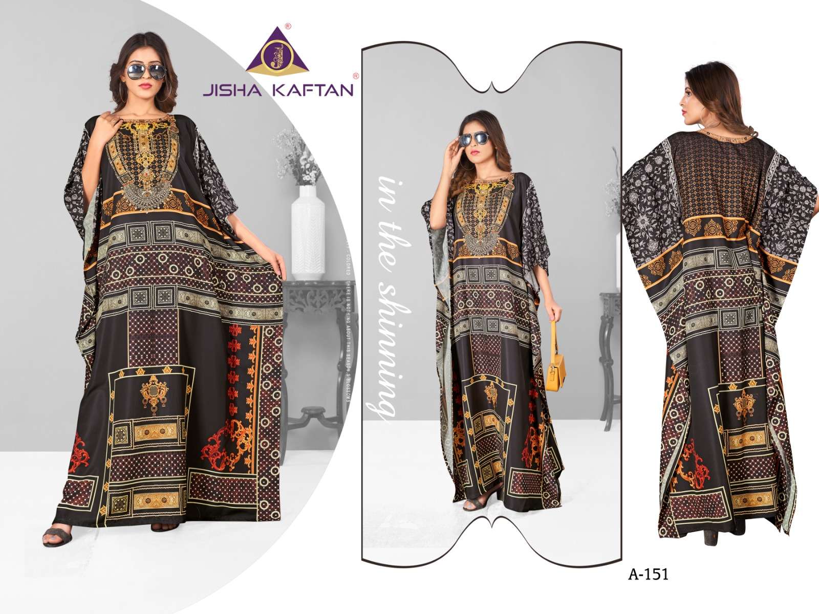JISHA KAFTAN BY JELITE PRESENTS AFREEN VOLUME-7 FANCY KAFTAN CATALOG WHOLESALER AND EXPORTER 