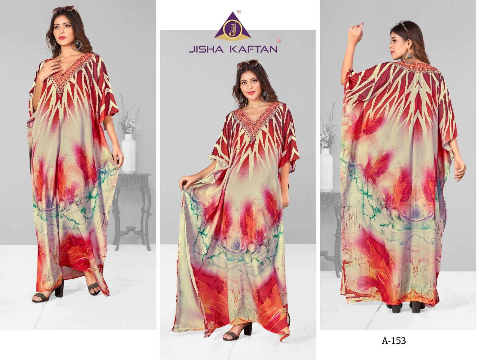 JISHA KAFTAN BY JELITE PRESENTS AFREEN VOLUME-7 FANCY KAFTAN CATALOG WHOLESALER AND EXPORTER 