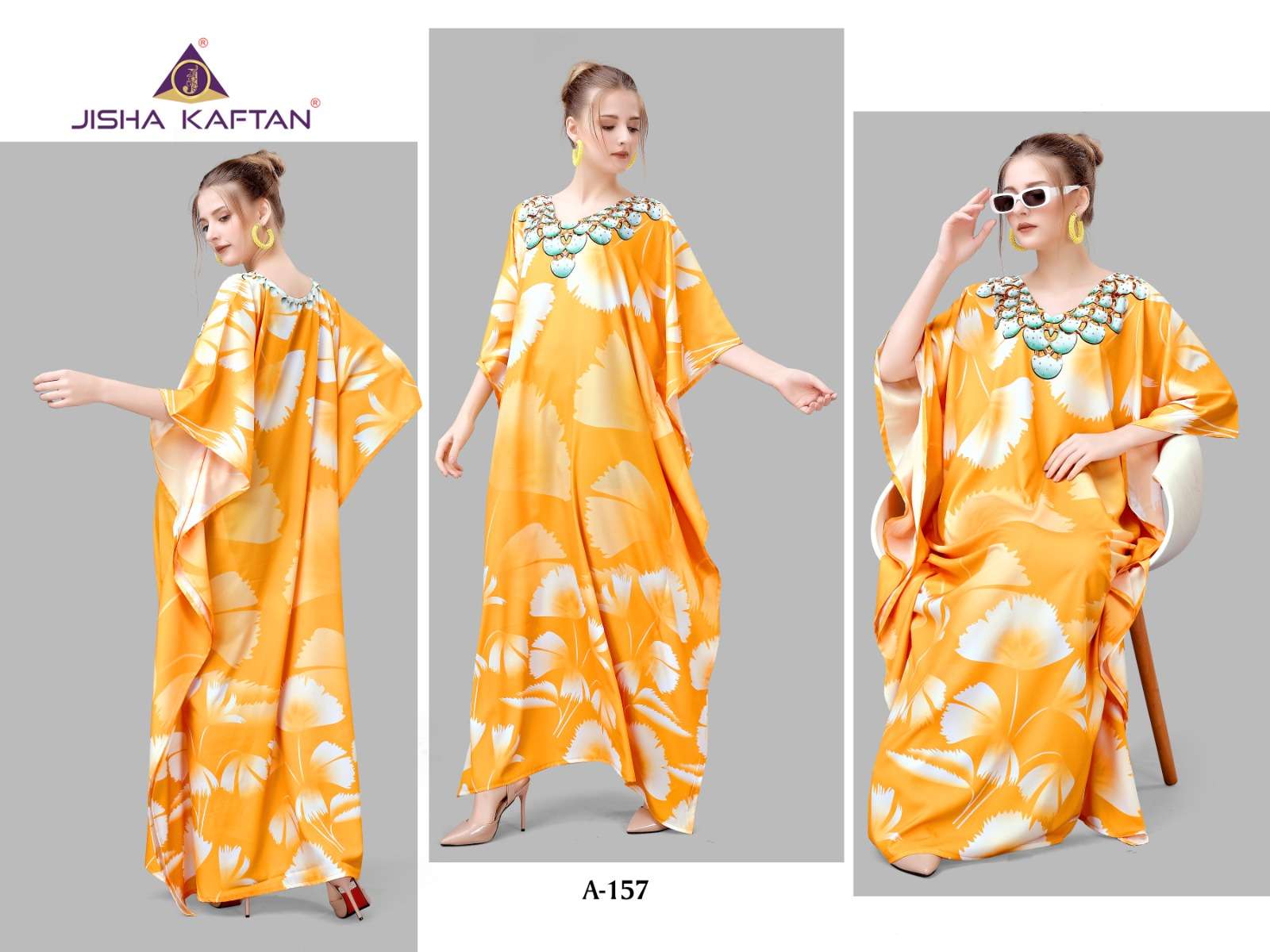 JISHA KAFTAN BY JELITE PRESENTS AFREEN VOLUME-8 FANCY KAFTAN CATALOG WHOLESALER AND EXPORTER 