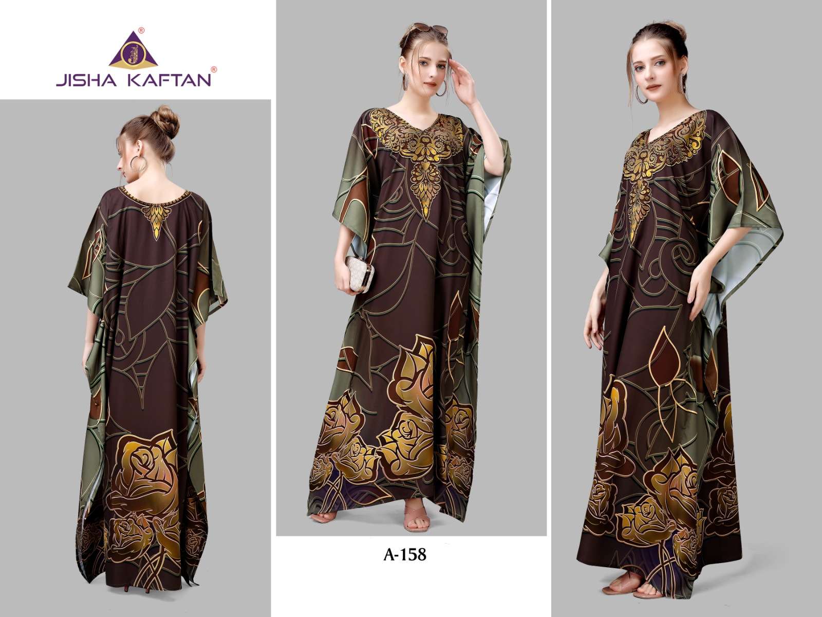 JISHA KAFTAN BY JELITE PRESENTS AFREEN VOLUME-8 FANCY KAFTAN CATALOG WHOLESALER AND EXPORTER 