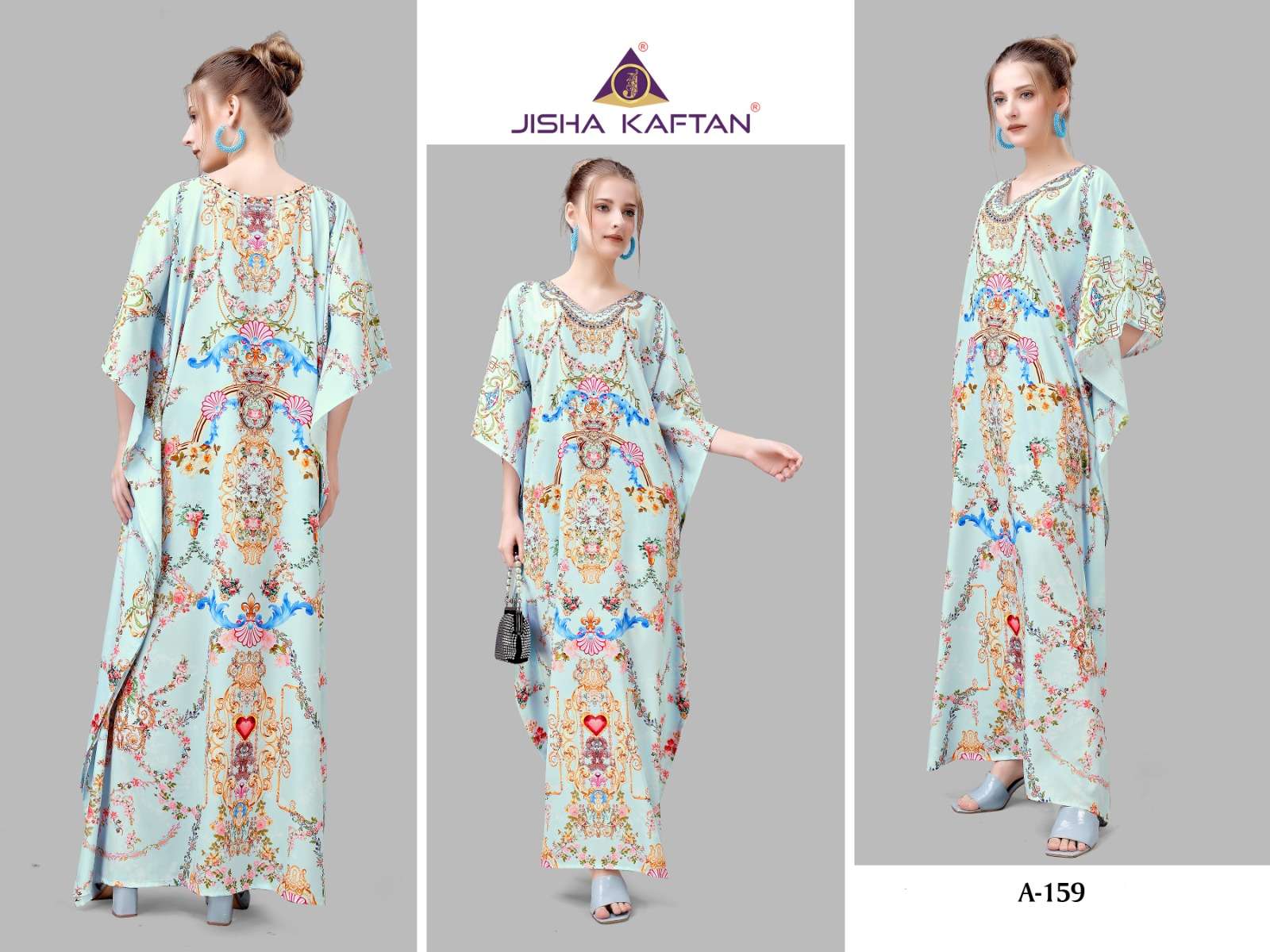 JISHA KAFTAN BY JELITE PRESENTS AFREEN VOLUME-8 FANCY KAFTAN CATALOG WHOLESALER AND EXPORTER 