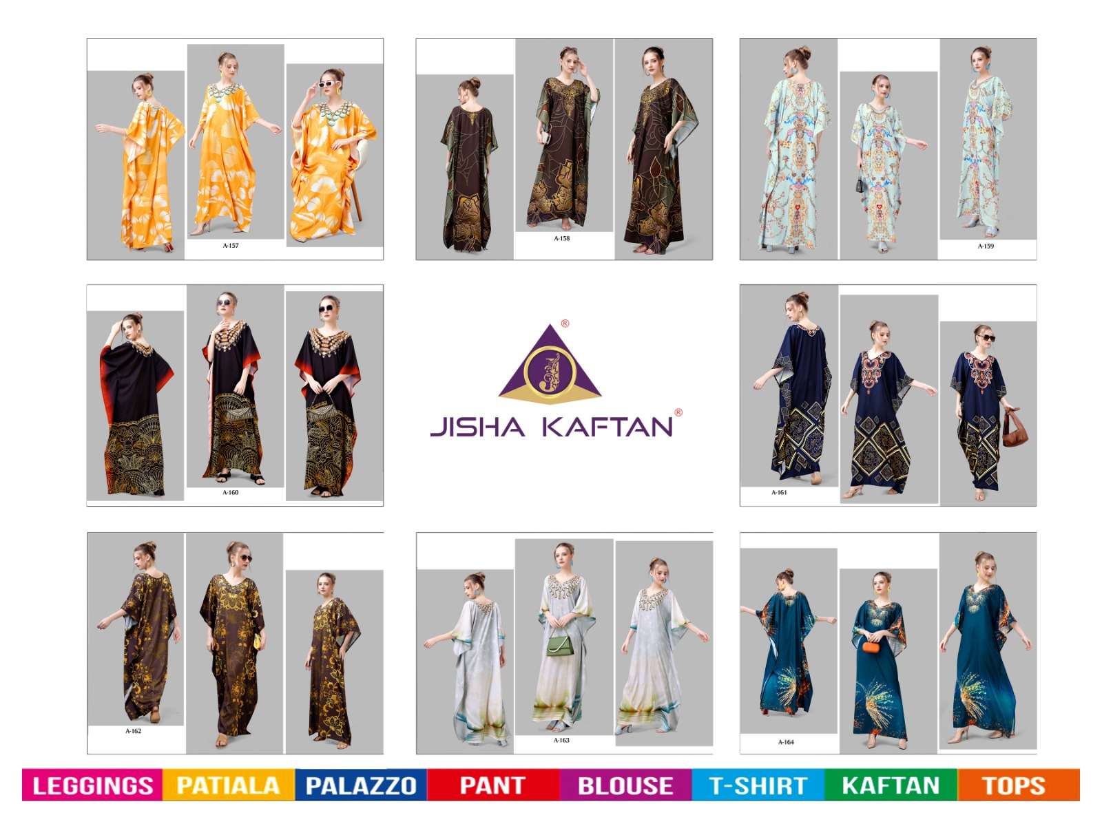 JISHA KAFTAN BY JELITE PRESENTS AFREEN VOLUME-8 FANCY KAFTAN CATALOG WHOLESALER AND EXPORTER 