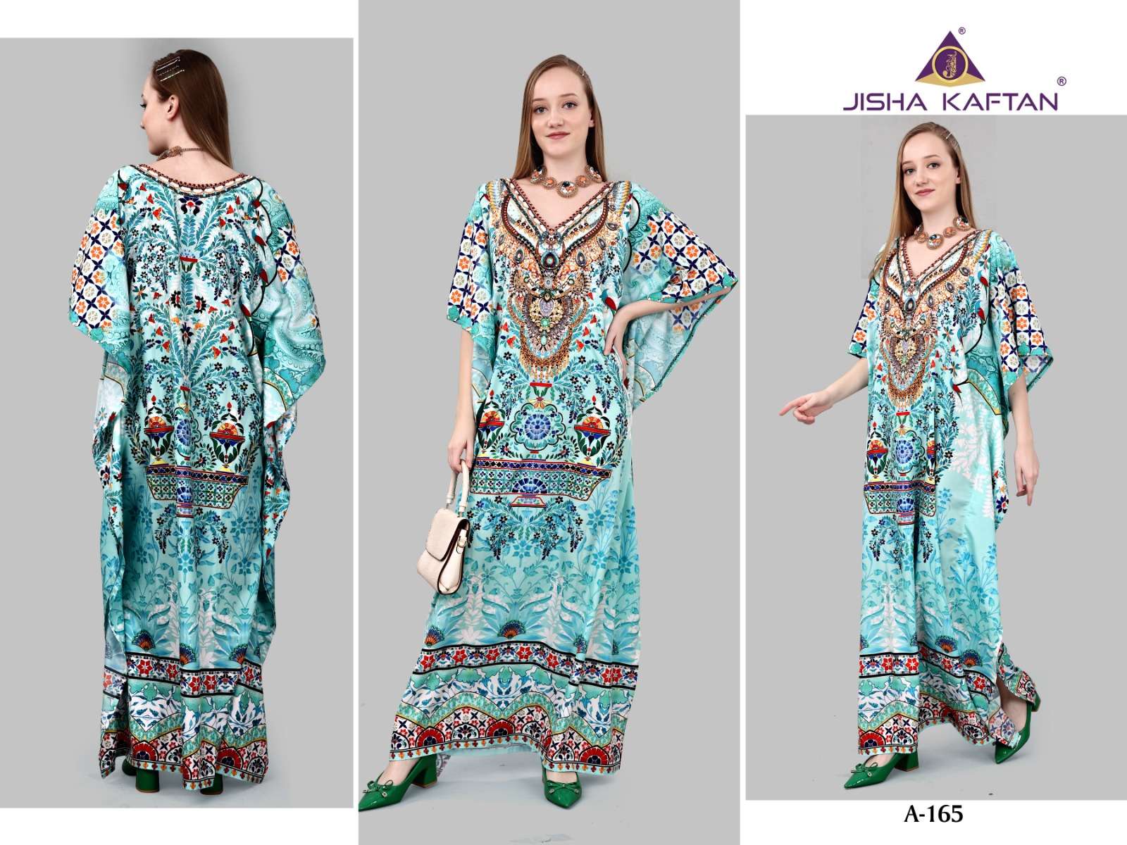 JISHA KAFTAN BY JELITE PRESENTS AFREEN VOLUME-9 FANCY KAFTAN CATALOG WHOLESALER AND EXPORTER 