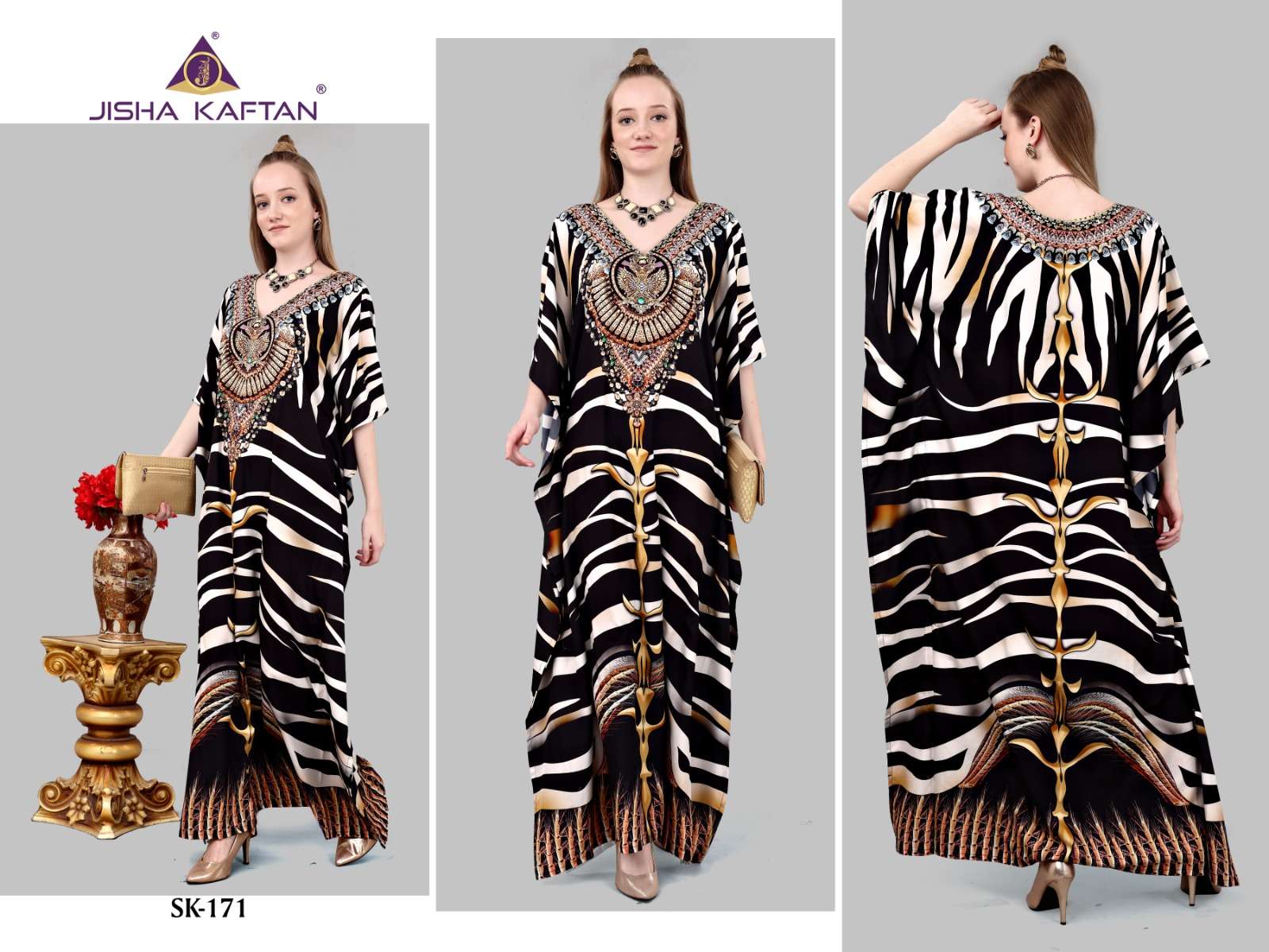 JISHA KAFTAN BY JELITE PRESENTS AFREEN VOLUME-9 FANCY KAFTAN CATALOG WHOLESALER AND EXPORTER 