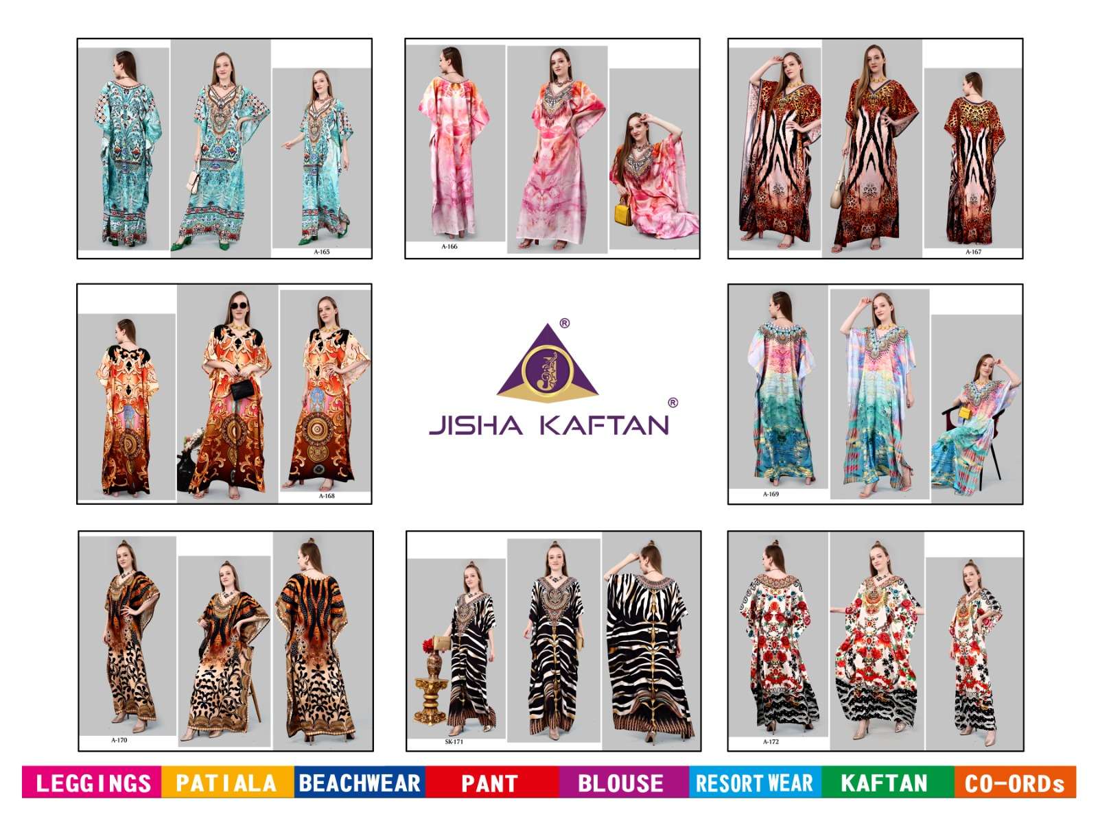 JISHA KAFTAN BY JELITE PRESENTS AFREEN VOLUME-9 FANCY KAFTAN CATALOG WHOLESALER AND EXPORTER 