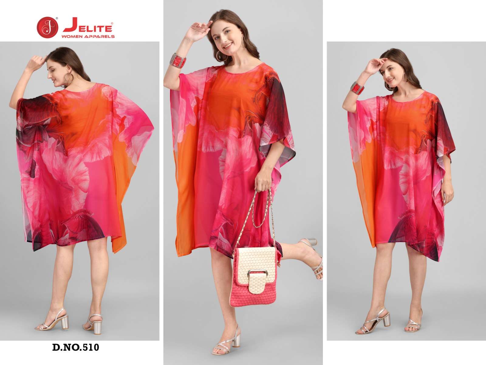JISHA KAFTAN BY JELITE PRESENTS BEACHWEAR KAFTAN VOL-2 FANCY KAFTAN CATALOG WHOLESALER AND EXPORTER 