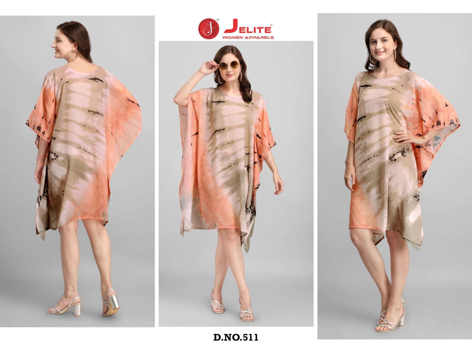 JISHA KAFTAN BY JELITE PRESENTS BEACHWEAR KAFTAN VOL-2 FANCY KAFTAN CATALOG WHOLESALER AND EXPORTER 