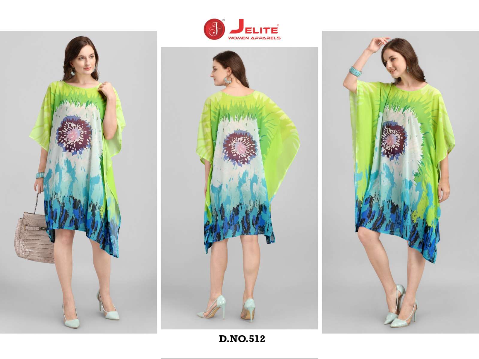 JISHA KAFTAN BY JELITE PRESENTS BEACHWEAR KAFTAN VOL-2 FANCY KAFTAN CATALOG WHOLESALER AND EXPORTER 