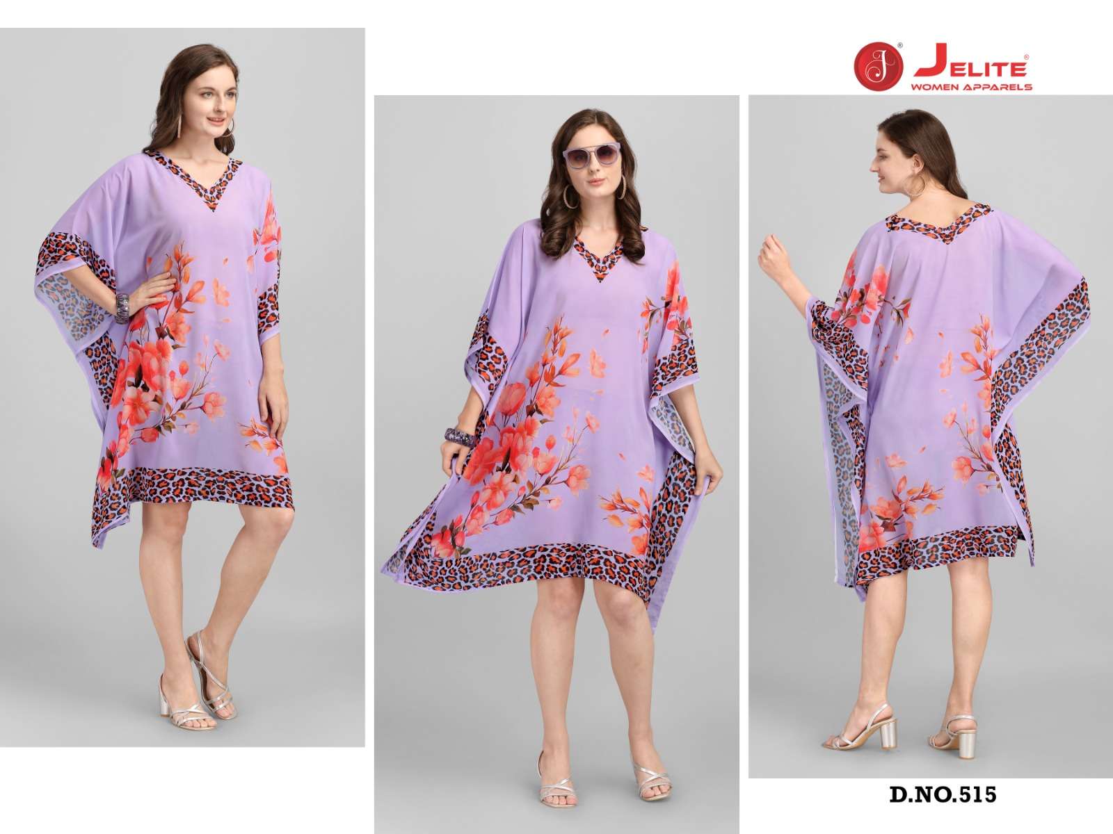 JISHA KAFTAN BY JELITE PRESENTS BEACHWEAR KAFTAN VOL-2 FANCY KAFTAN CATALOG WHOLESALER AND EXPORTER 