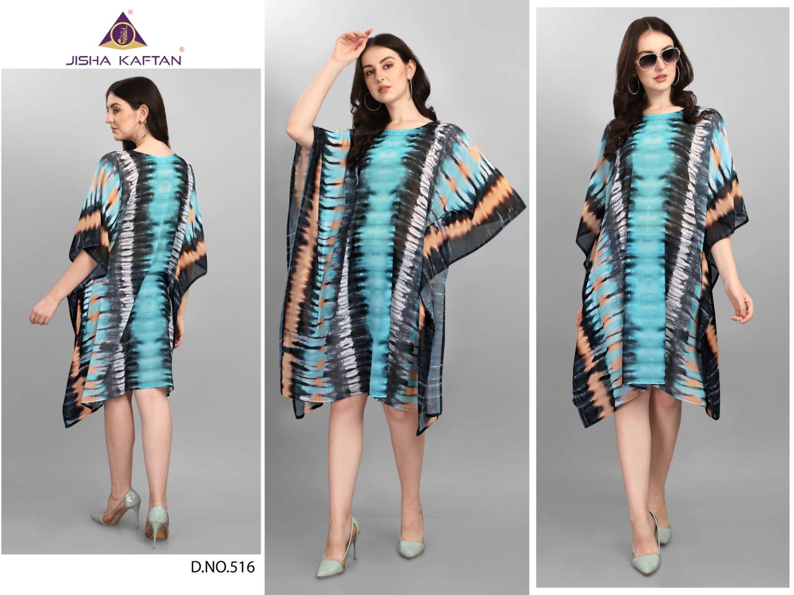 JISHA KAFTAN BY JELITE PRESENTS BEACHWEAR KAFTAN VOL-3 FANCY KAFTAN CATALOG WHOLESALER AND EXPORTER 