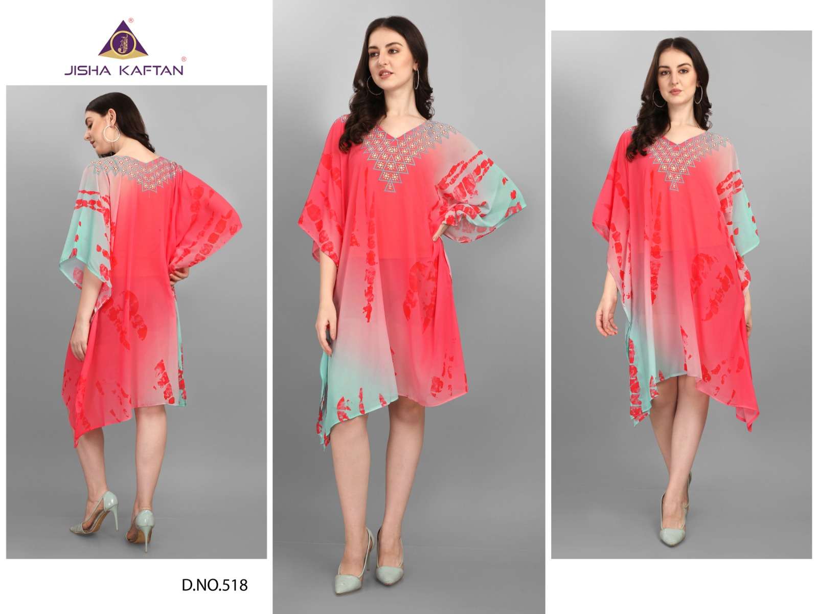 JISHA KAFTAN BY JELITE PRESENTS BEACHWEAR KAFTAN VOL-3 FANCY KAFTAN CATALOG WHOLESALER AND EXPORTER 