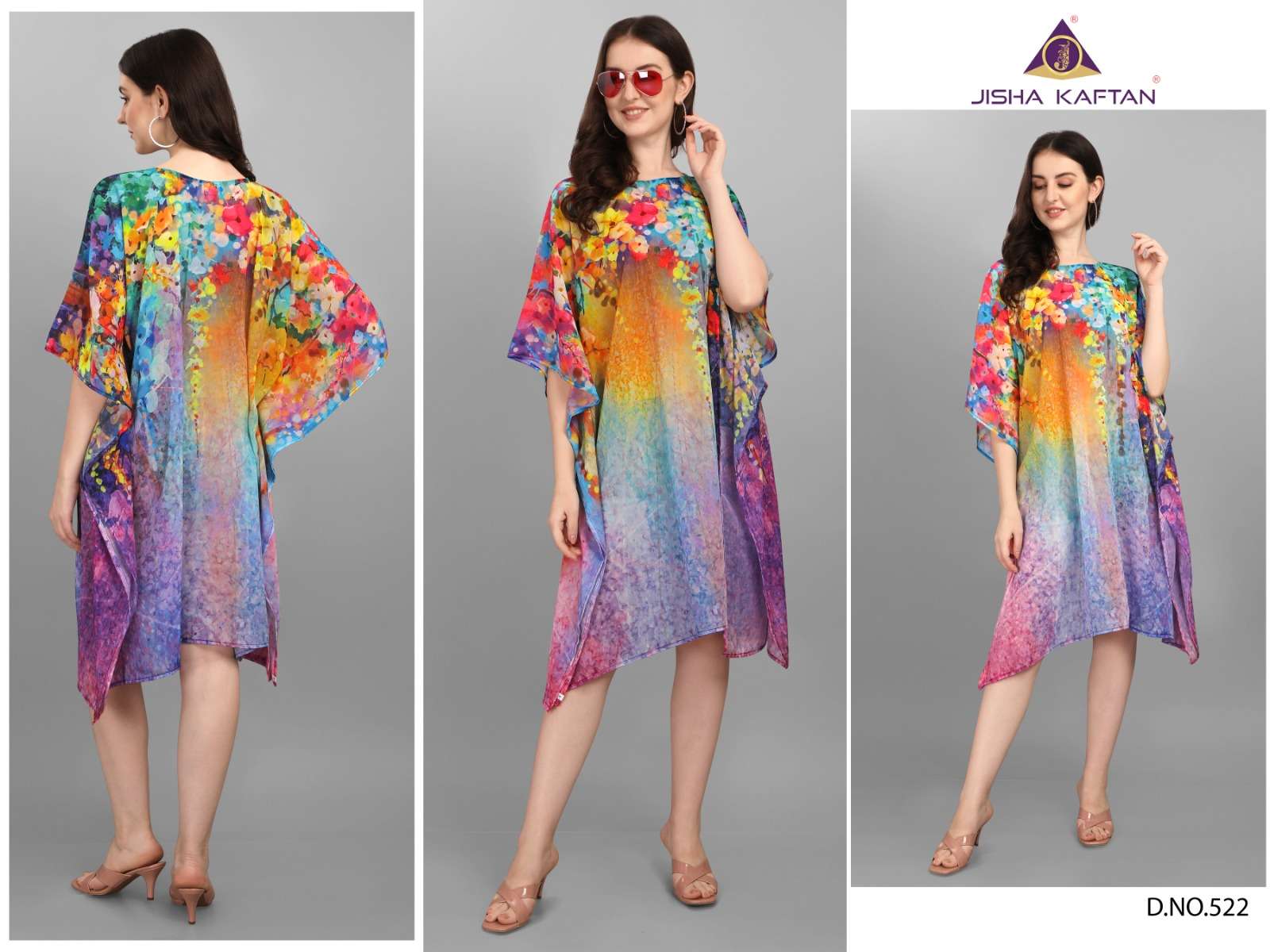 JISHA KAFTAN BY JELITE PRESENTS BEACHWEAR KAFTAN VOL-3 FANCY KAFTAN CATALOG WHOLESALER AND EXPORTER 