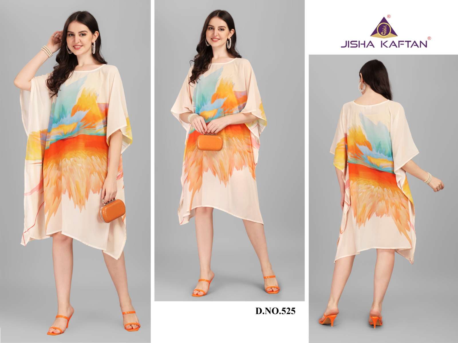 JISHA KAFTAN BY JELITE PRESENTS BEACHWEAR KAFTAN VOL-4 FANCY KAFTAN CATALOG WHOLESALER AND EXPORTER 