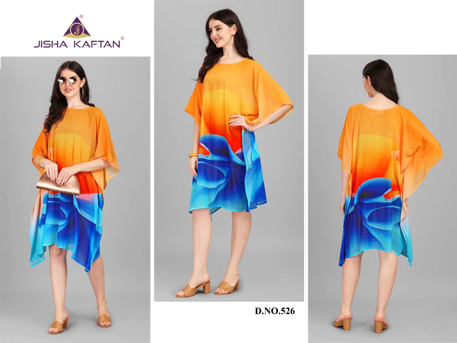 JISHA KAFTAN BY JELITE PRESENTS BEACHWEAR KAFTAN VOL-4 FANCY KAFTAN CATALOG WHOLESALER AND EXPORTER 