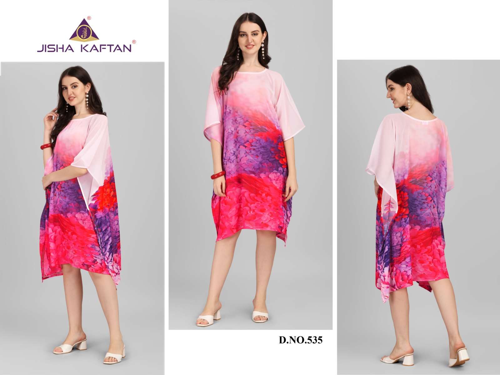 JISHA KAFTAN BY JELITE PRESENTS BEACHWEAR KAFTAN VOL-5 FANCY KAFTAN CATALOG WHOLESALER AND EXPORTER 