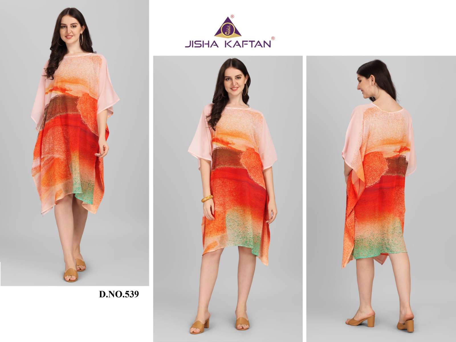 JISHA KAFTAN BY JELITE PRESENTS BEACHWEAR KAFTAN VOL-5 FANCY KAFTAN CATALOG WHOLESALER AND EXPORTER 