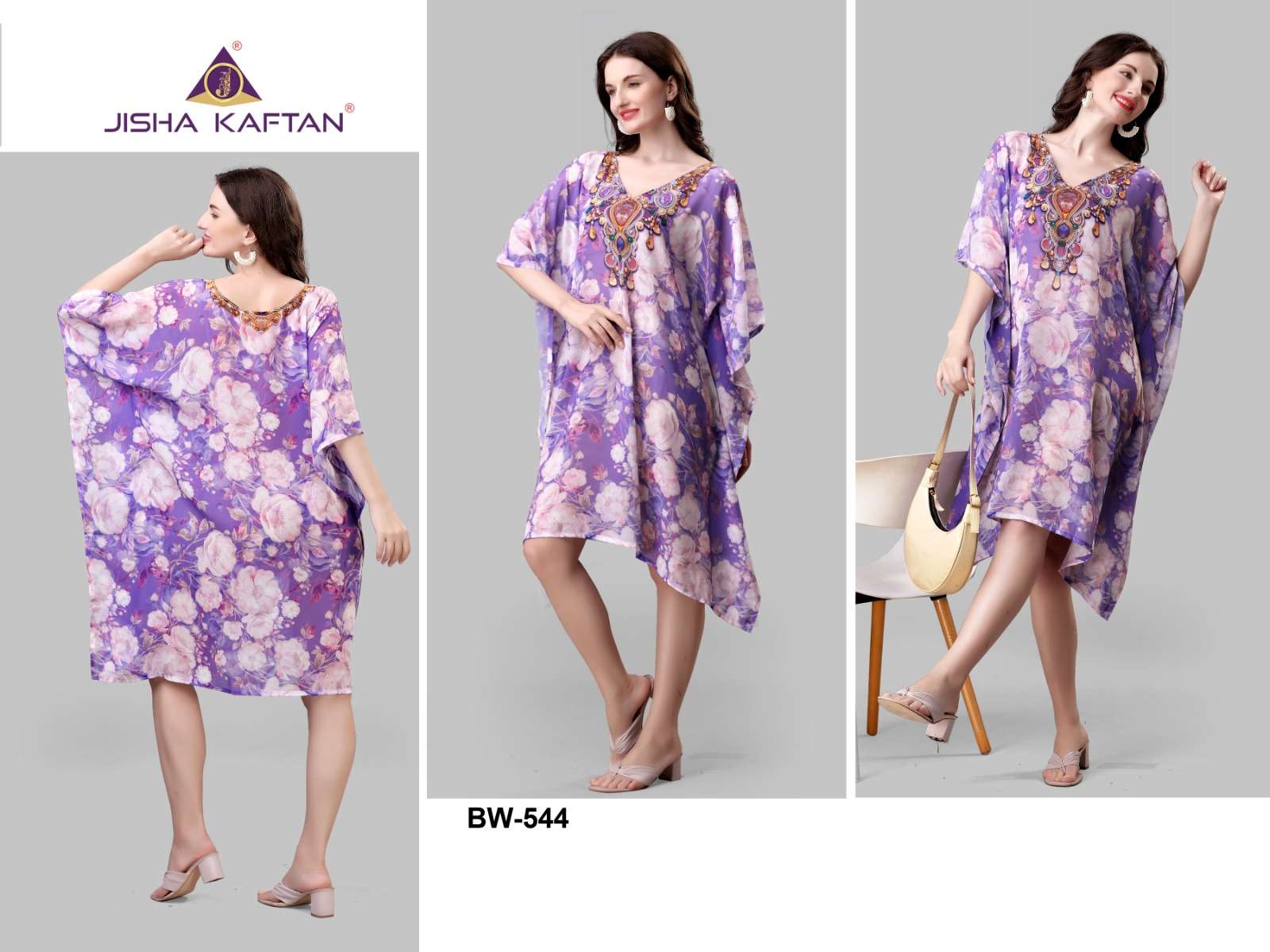 JISHA KAFTAN BY JELITE PRESENTS BEACHWEAR KAFTAN VOL-6 FANCY KAFTAN CATALOG WHOLESALER AND EXPORTER 
