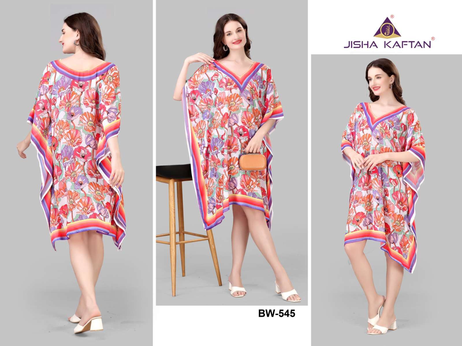 JISHA KAFTAN BY JELITE PRESENTS BEACHWEAR KAFTAN VOL-6 FANCY KAFTAN CATALOG WHOLESALER AND EXPORTER 