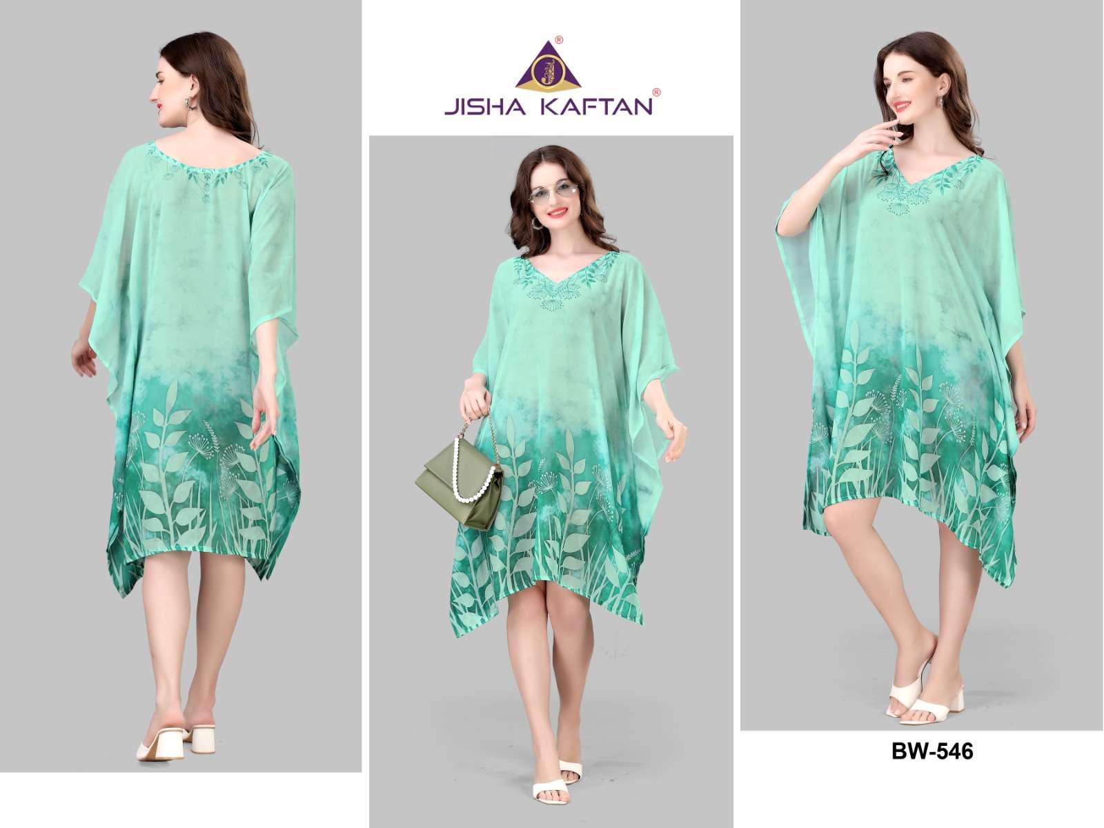 JISHA KAFTAN BY JELITE PRESENTS BEACHWEAR KAFTAN VOL-6 FANCY KAFTAN CATALOG WHOLESALER AND EXPORTER 