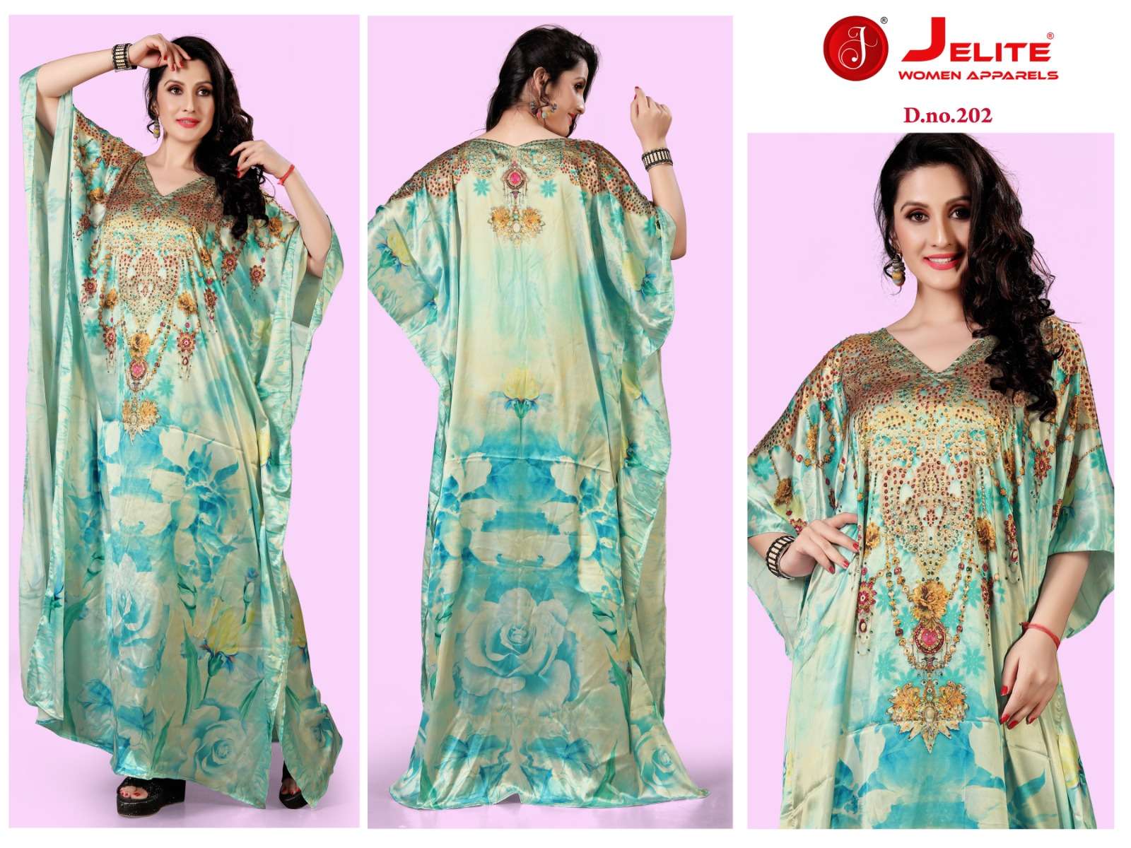 JISHA KAFTAN BY JELITE PRESENTS KAFTAN E NAZAKAT VOL-2 FANCY KAFTAN CATALOG WHOLESALER AND EXPORTER 