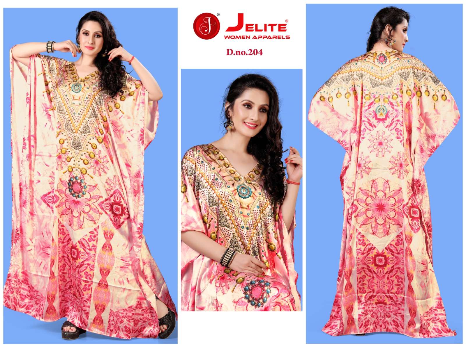JISHA KAFTAN BY JELITE PRESENTS KAFTAN E NAZAKAT VOL-2 FANCY KAFTAN CATALOG WHOLESALER AND EXPORTER 