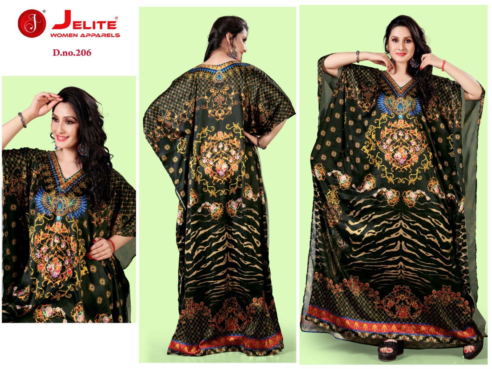 JISHA KAFTAN BY JELITE PRESENTS KAFTAN E NAZAKAT VOL-2 FANCY KAFTAN CATALOG WHOLESALER AND EXPORTER 