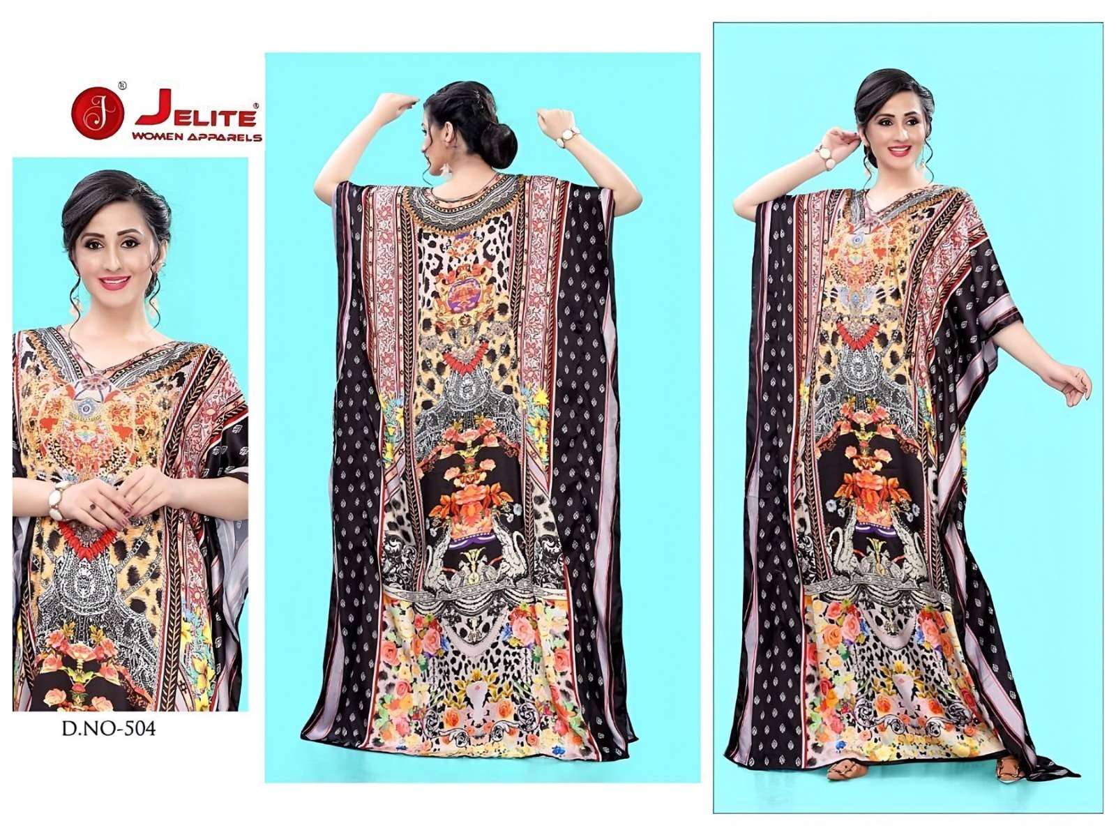JISHA KAFTAN BY JELITE PRESENTS KAFTAN E NAZAKAT VOL-5 FANCY KAFTAN CATALOG WHOLESALER AND EXPORTER 