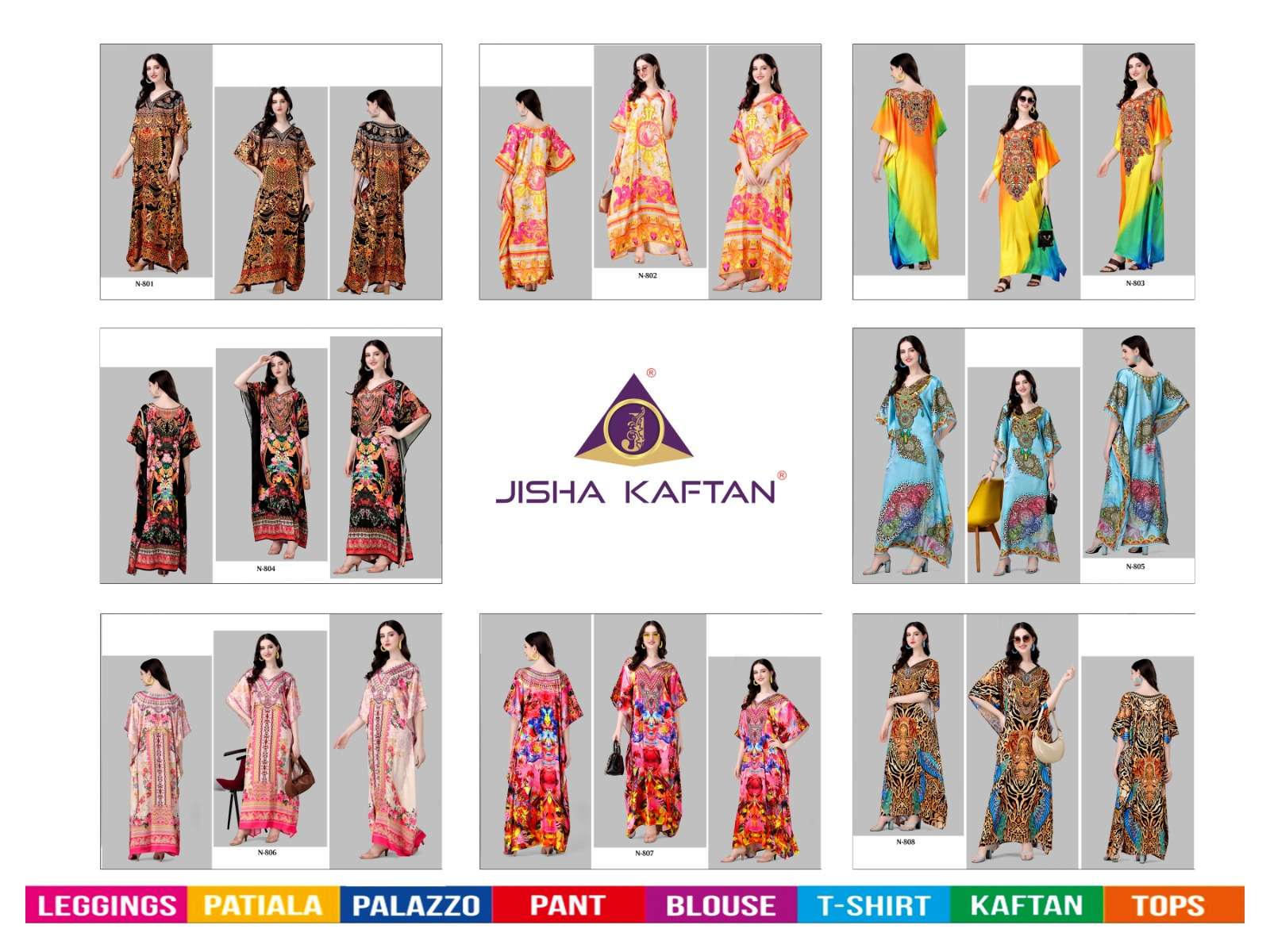 JISHA KAFTAN BY JELITE PRESENTS KAFTAN E NAZAKAT VOL-8 FANCY KAFTAN CATALOG WHOLESALER AND EXPORTER 