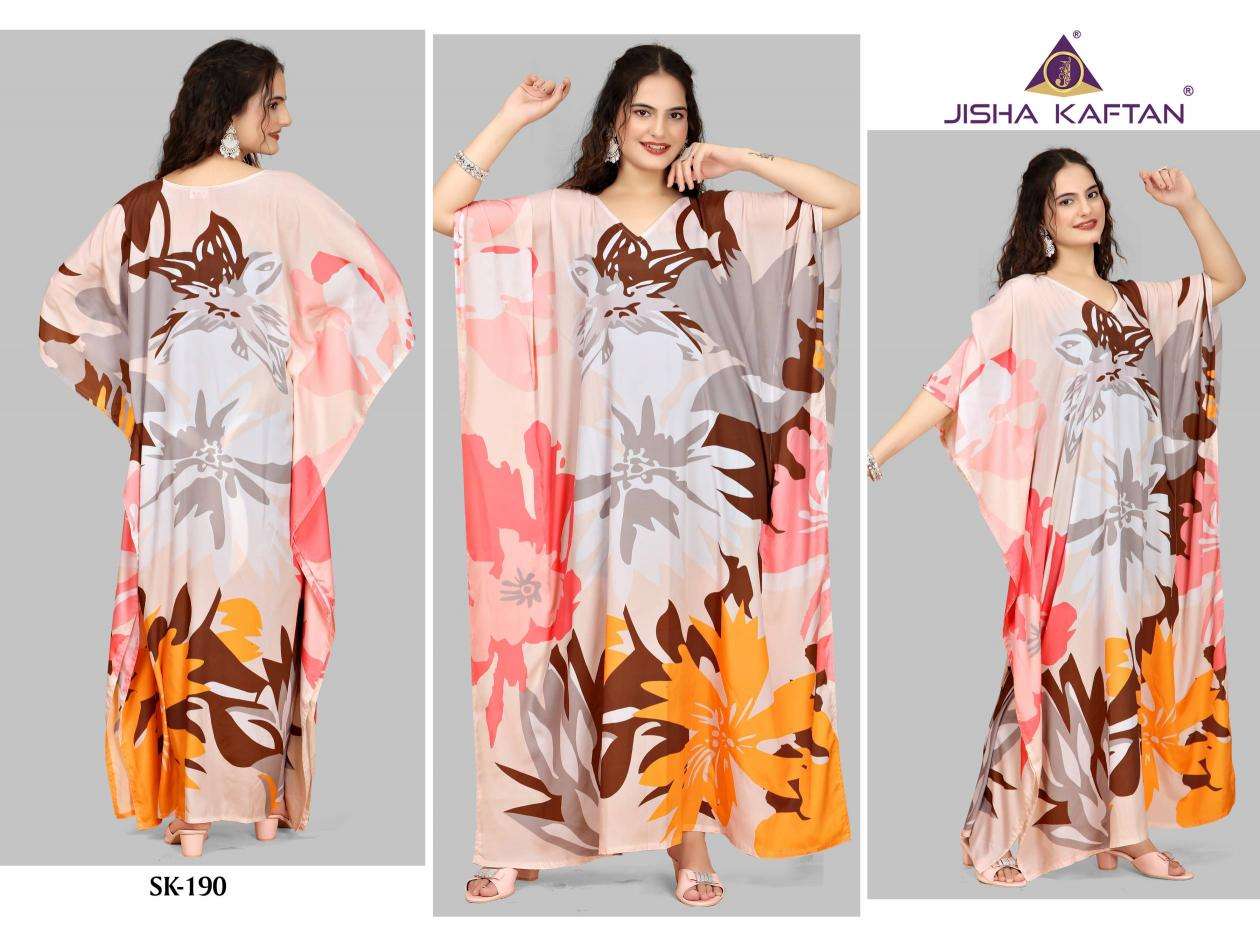 JISHA KAFTAN BY JELITE PRESENTS SILK KAFTAN VOLUME-12  FANCY KAFTAN CATALOG WHOLESALER AND EXPORTER 
