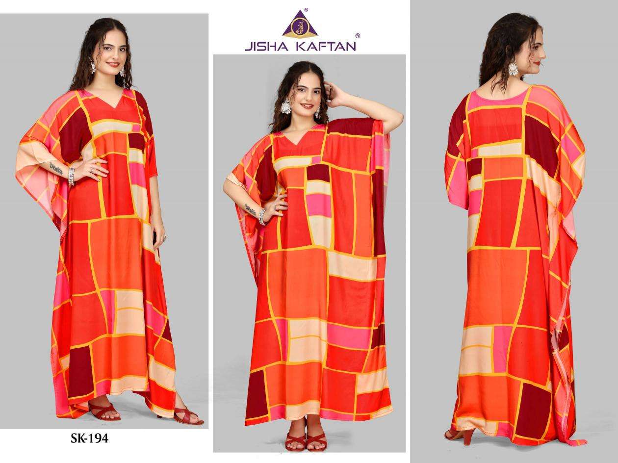 JISHA KAFTAN BY JELITE PRESENTS SILK KAFTAN VOLUME-12  FANCY KAFTAN CATALOG WHOLESALER AND EXPORTER 