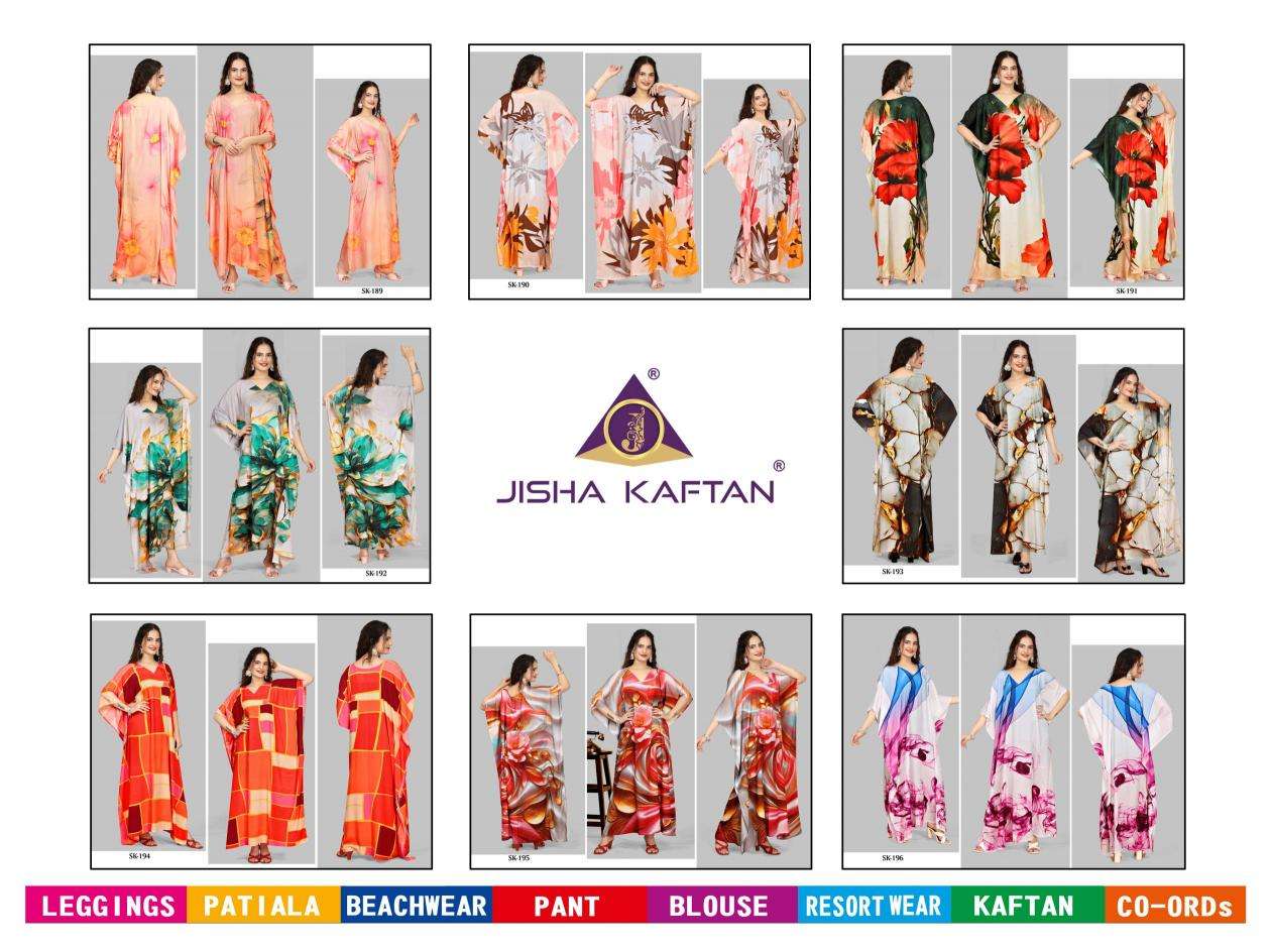 JISHA KAFTAN BY JELITE PRESENTS SILK KAFTAN VOLUME-12  FANCY KAFTAN CATALOG WHOLESALER AND EXPORTER 