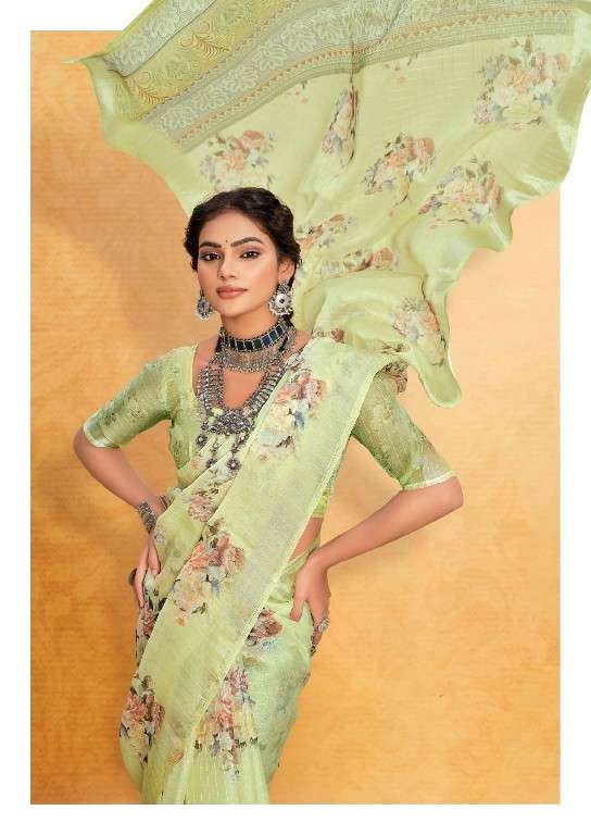 kashvi creation Presents butterfly unique style organza sarees Catalog Wholesaler And exporter 