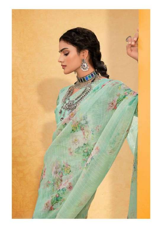 kashvi creation Presents butterfly unique style organza sarees Catalog Wholesaler And exporter 