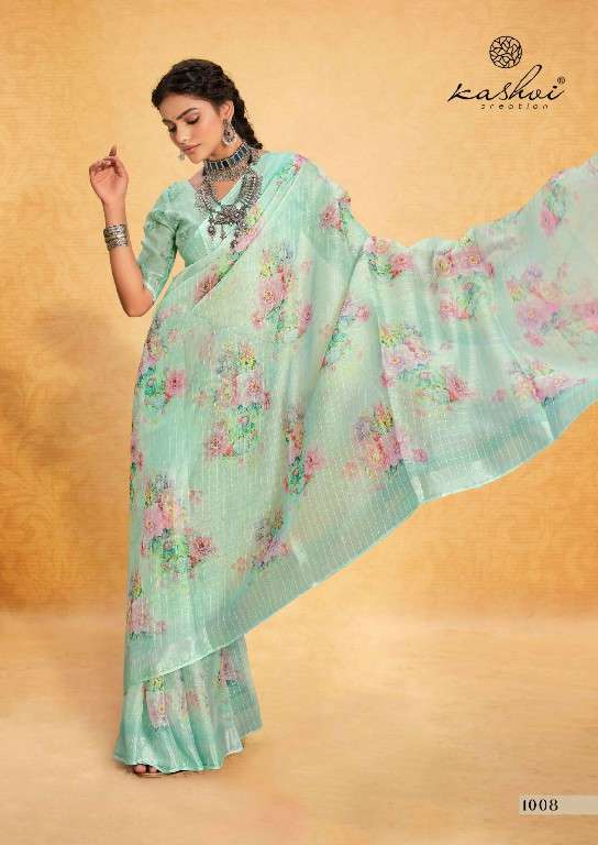 kashvi creation Presents butterfly unique style organza sarees Catalog Wholesaler And exporter 