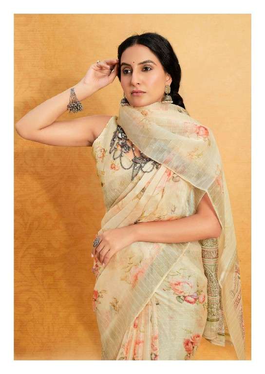 kashvi creation Presents butterfly unique style organza sarees Catalog Wholesaler And exporter 