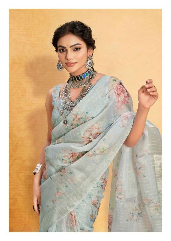 kashvi creation Presents butterfly unique style organza sarees Catalog Wholesaler And exporter 