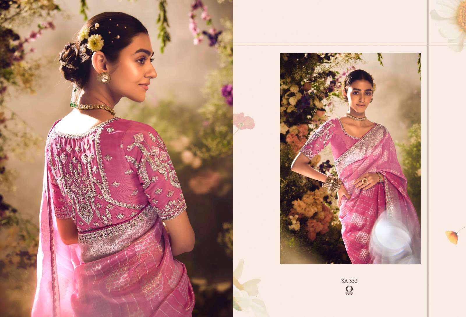 KIMORA PRESENTS KHWAHISH FANCY SILK DESIGNER SAREES CATALOG WHOLESALER AND EXPORTER 