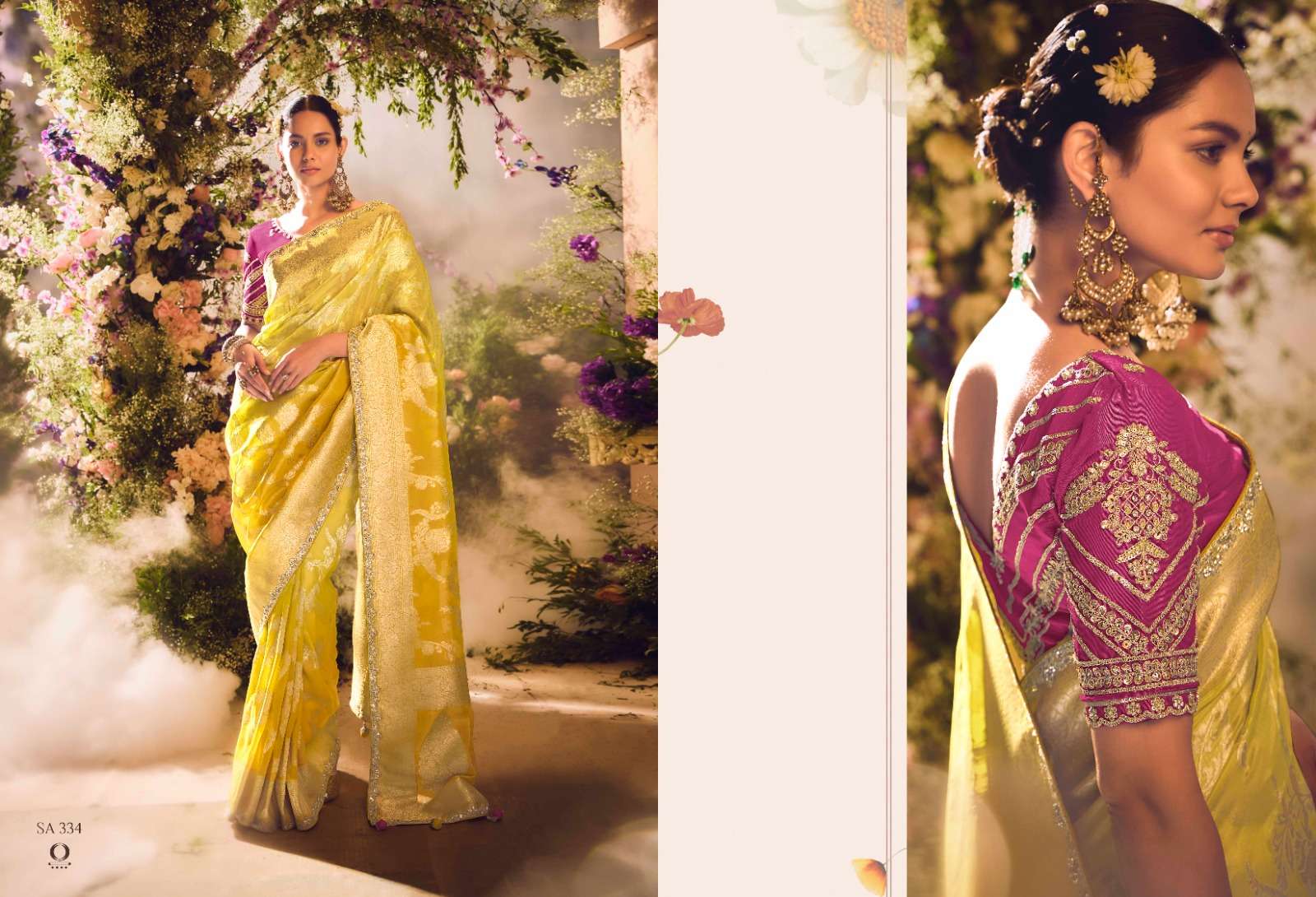 KIMORA PRESENTS KHWAHISH FANCY SILK DESIGNER SAREES CATALOG WHOLESALER AND EXPORTER 