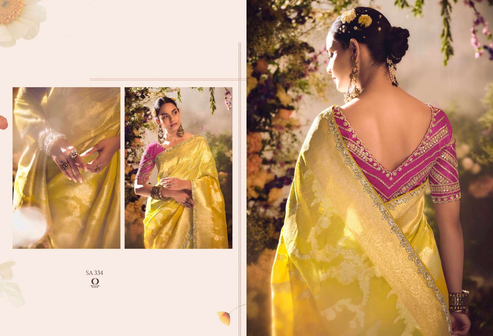 KIMORA PRESENTS KHWAHISH FANCY SILK DESIGNER SAREES CATALOG WHOLESALER AND EXPORTER 