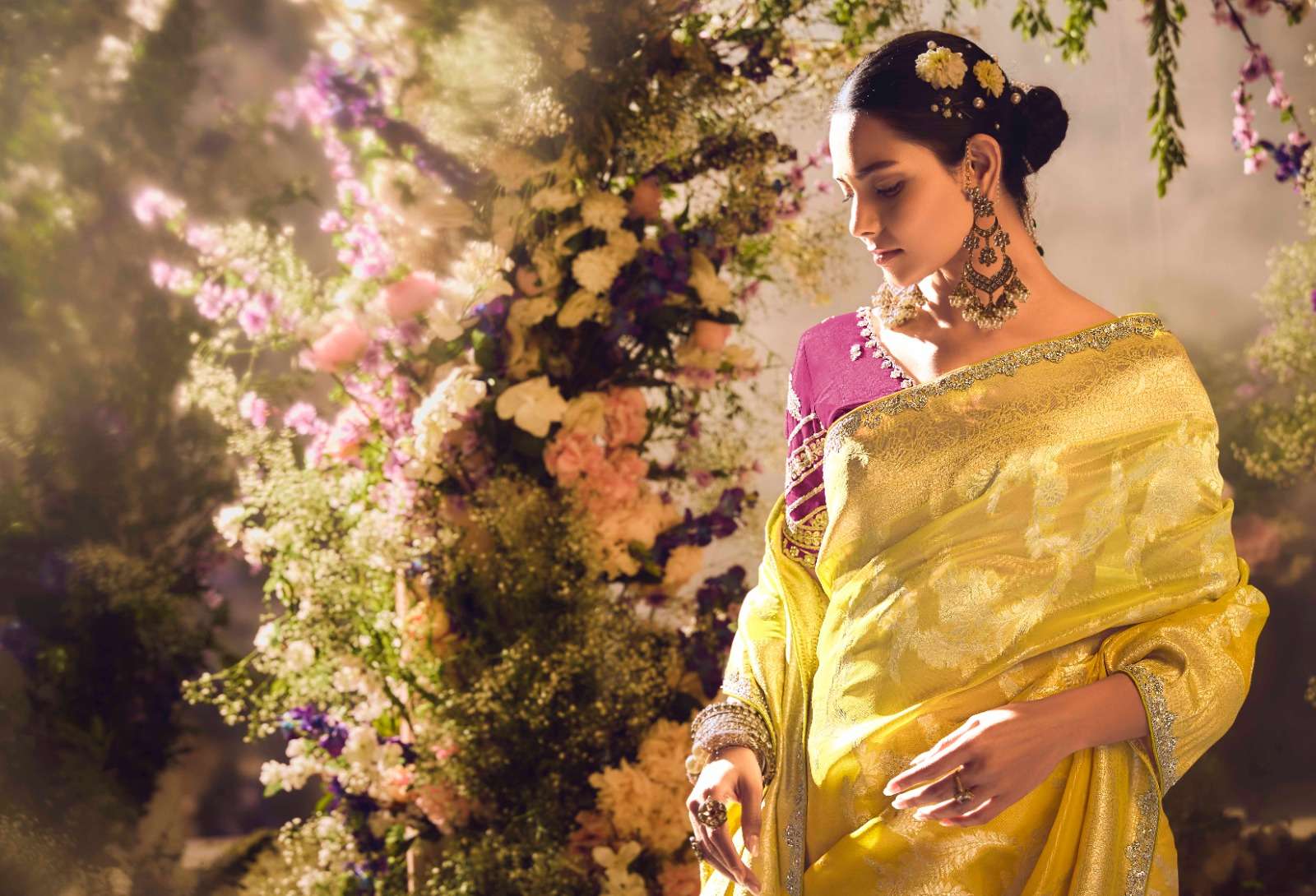 KIMORA PRESENTS KHWAHISH FANCY SILK DESIGNER SAREES CATALOG WHOLESALER AND EXPORTER 