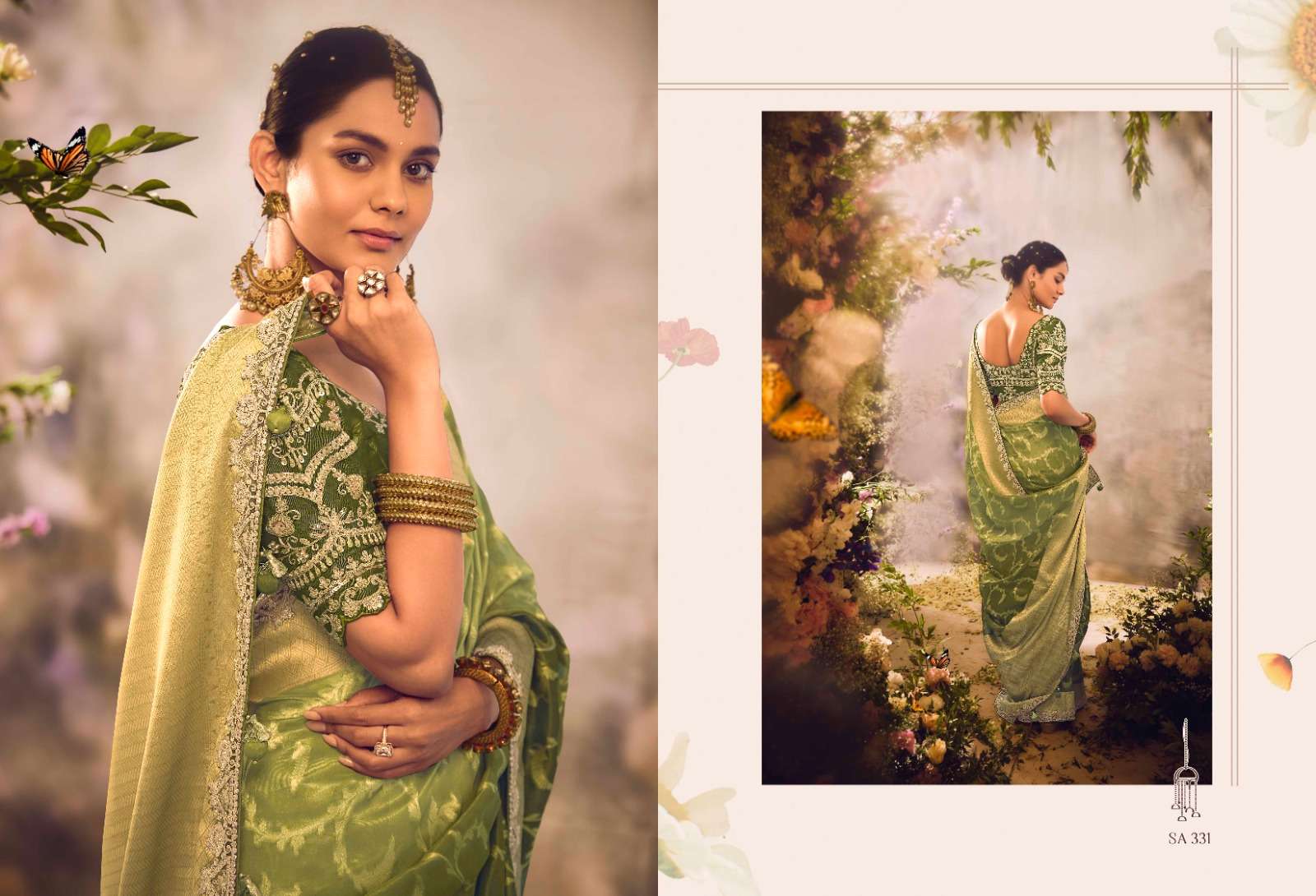 KIMORA PRESENTS KHWAHISH FANCY SILK DESIGNER SAREES CATALOG WHOLESALER AND EXPORTER 