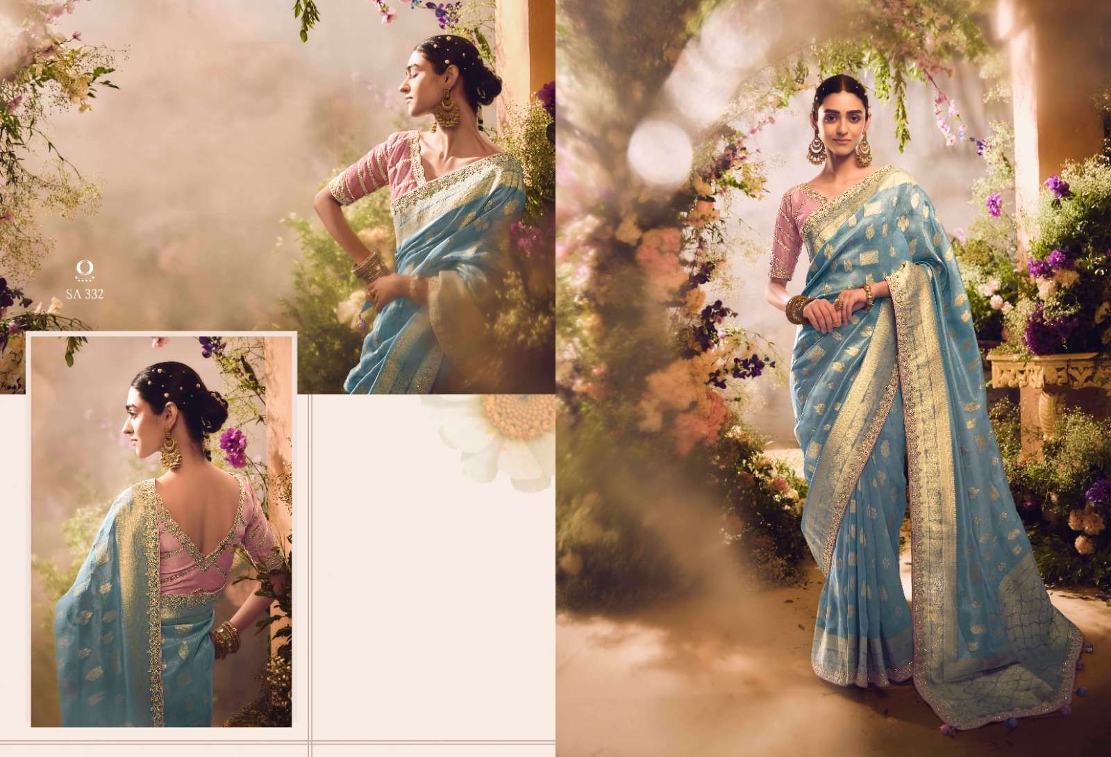 KIMORA PRESENTS KHWAHISH FANCY SILK DESIGNER SAREES CATALOG WHOLESALER AND EXPORTER 