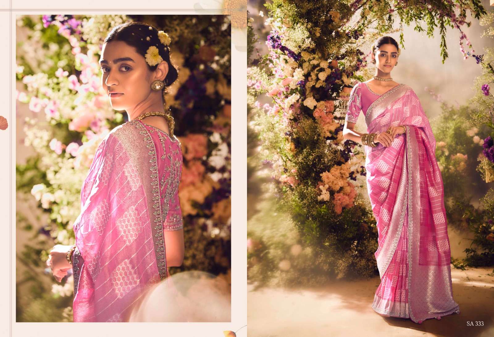 KIMORA PRESENTS KHWAHISH FANCY SILK DESIGNER SAREES CATALOG WHOLESALER AND EXPORTER 