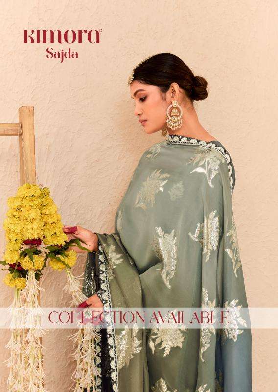 KIMORA PRESENTS SAJDA VOL-53 SILK EMBROIDERY SALWAR SUITS CATALOG WHOLESALER AND EXPORTER 